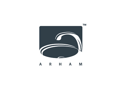 Arham Logo art basin branding creative design graphic logo minimal monogram symbol typography