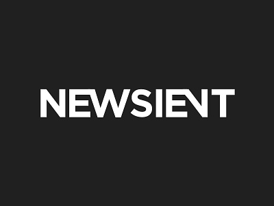 Newsient (wordmark) branding design designer graphic logo logo design mark news typography website word