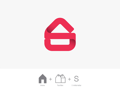 Solvr Logo Design app branding design graphic home service icon logo logo concept monogram symbol