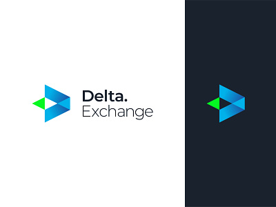 Delta Exchange art branding colour design digital graphic icon identity logo monogram symbol