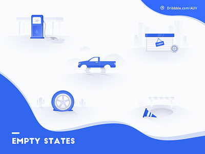 Epmty states For Automotive service APP