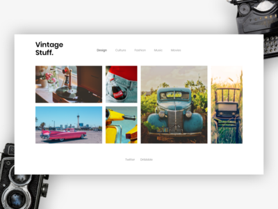 Vintage CSS Grid