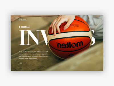 2 Dribbble Invitations