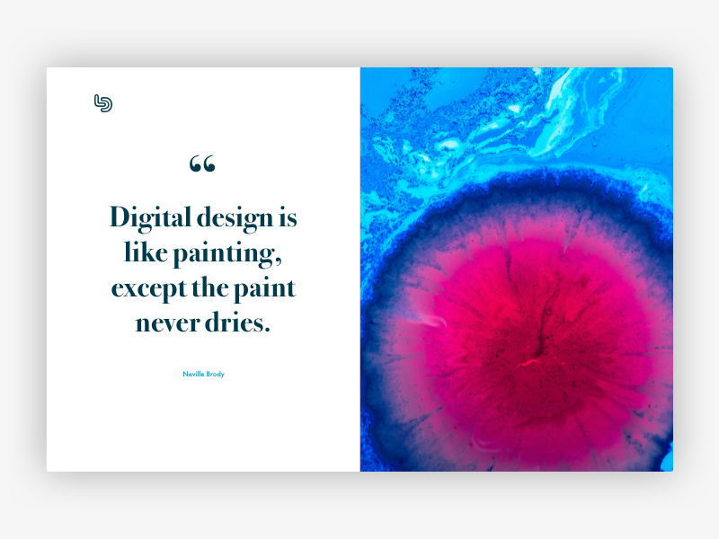 Quote #2 - Neville Brody web ux neville brody typography minimalistic logo branding design minimalism clean inspiration quote