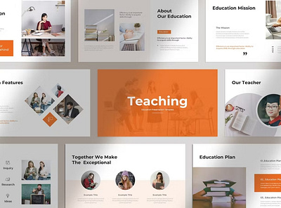 Education Presentation Template brand design google slide keynote powerpoint ppt presentation