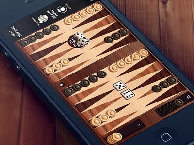 Backgammon Game backgammon dice game ios iphone wood