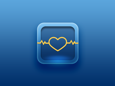 Icon for medical app app heart icon ios medical