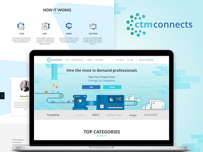 Ctmconnects ui ux website