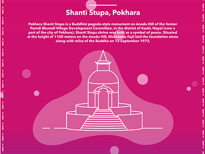 Temples of Nepal - Shanti Stupa