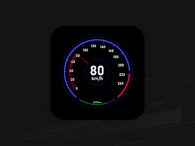 Speedometer App icon appicon ui