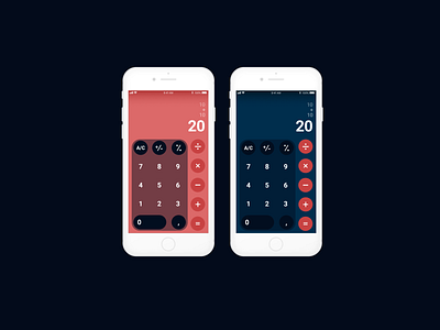 #004 - Daily UI app calculator design ui