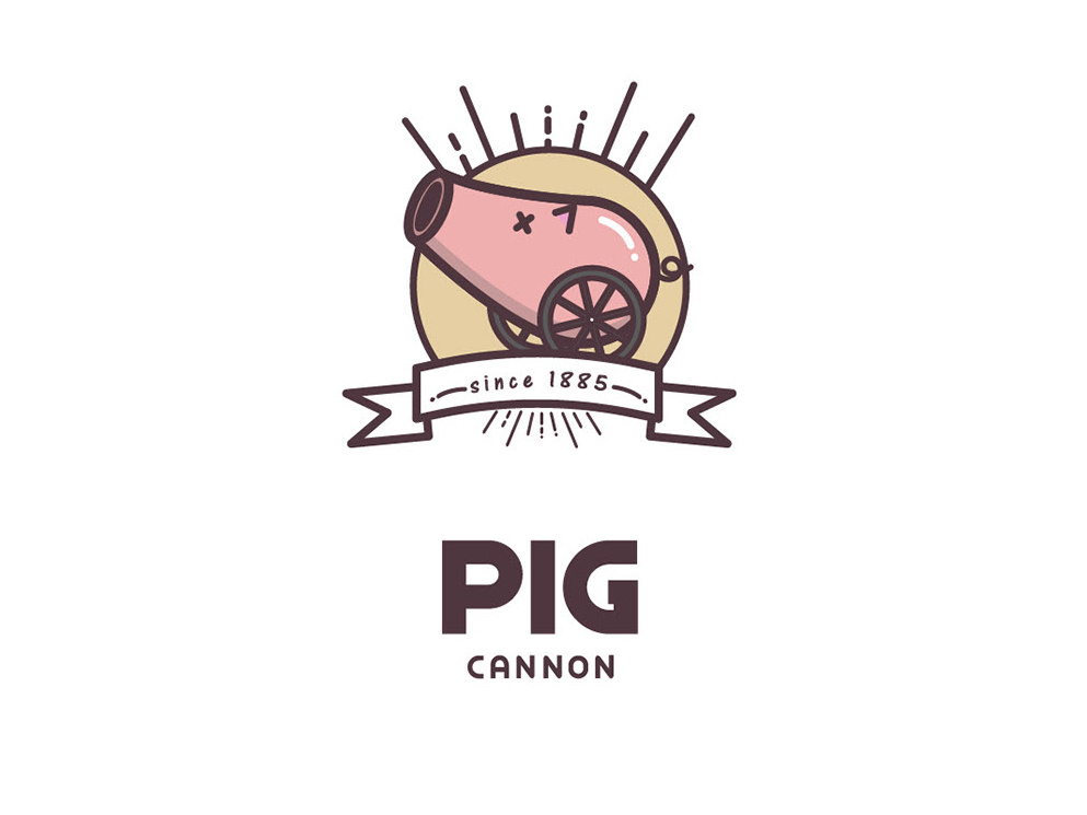 Pig Cannon by Geevar on Dribbble