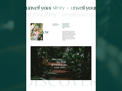 Una storia rebranding botanical garden branding branding and identity interface ivy font jungle chic luxury nature player video rebranding tropical urban jungle webdesign website