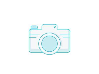 Camera Icon beer camera cute flat fun green icon photography