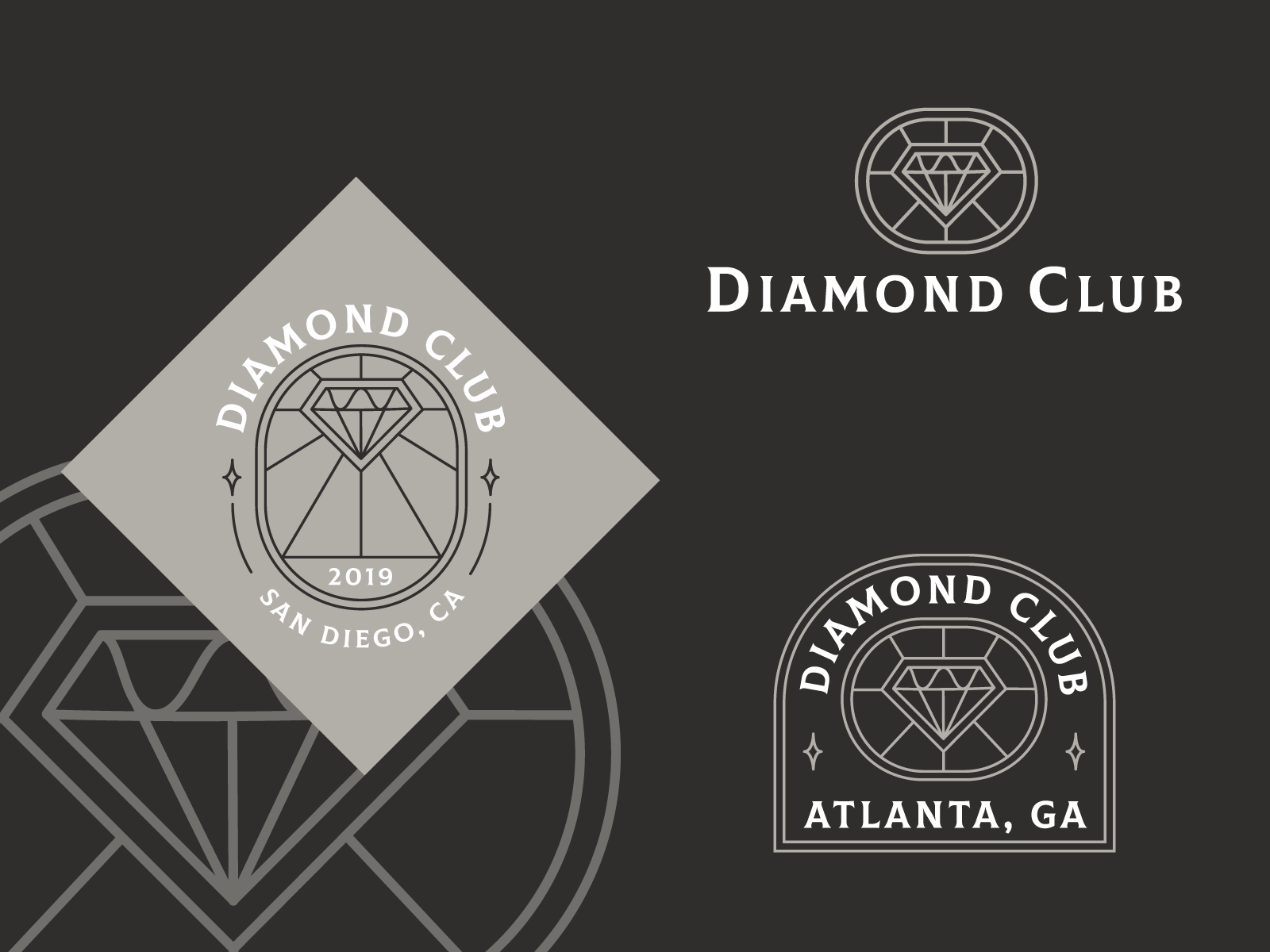 Diamond Club Logo by . Cook on Dribbble