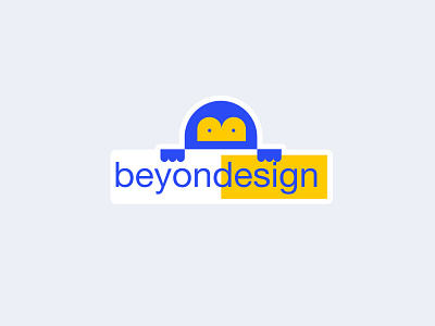 Beyond Design - Community Sticker branding design holographic logo sticker stickermule