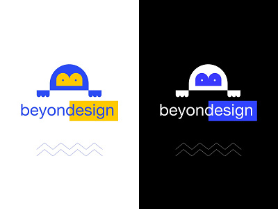 Beyond Design beyonddesign black blue branding community design icon illustration logo madewithsketch typography vector white yellow
