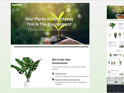 MyPlants branding ui