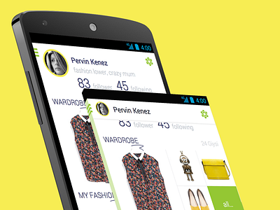 Fashion App Profile