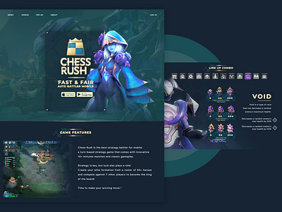 CHESS RUSH REDESIGN Web Concept