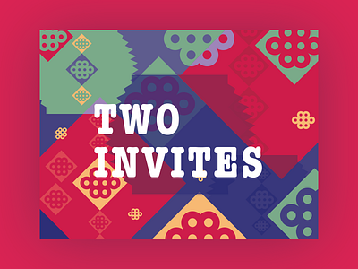 2 dribbble invitations dribbble