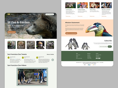 SF Zoo app design ui ux webdesign website website design website ui website ui design website ui ux websites zoo zoo website