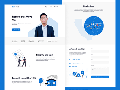 Realtor Website app app design design real state real state agent realtor ui ux web web design web ui website