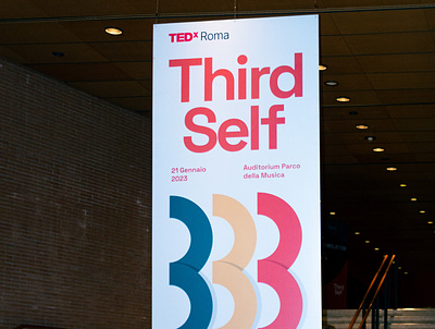 TEDxRoma 2023 | Third Self branding culture design event festivals graphic design typography vector