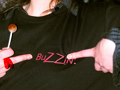 BuZZiN’ brandidentity branding graphic design identity t shirt design