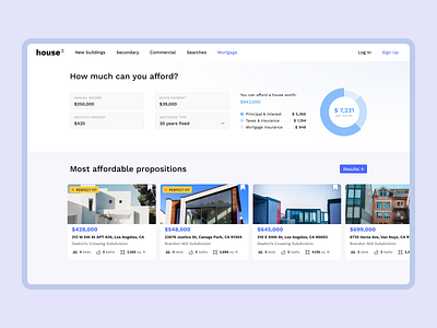 Real Estate IDX Platform - Search Page analytics apartments dashboard filters house listing property search real estate real estate search ui ux web app