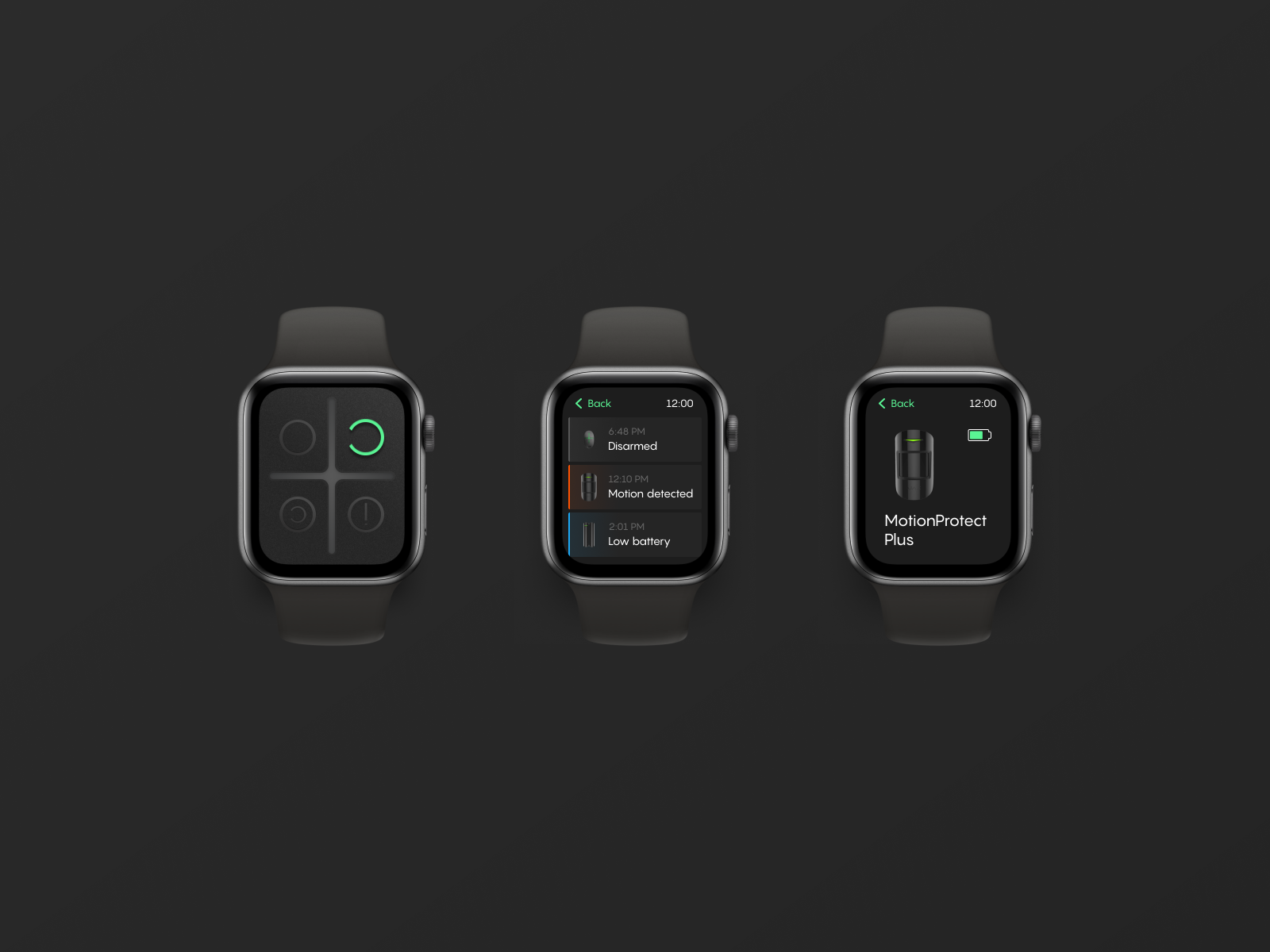 Smart Security System - Watch OS App by COAX Software Inc on Dribbble