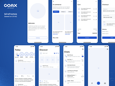 COAX Mobile Design System - Part 3 design system interface mobile mobile app mobile app design mobile ui ui ux