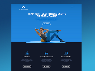 Gymcloud - online training platform