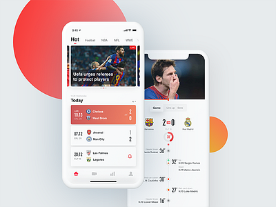 Soccer live experience football game interface ios11 iphonex player soccer suning user ux video