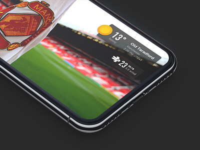 Game's weather experience football game gif interface ios11 iphonex soccer suning user ux video