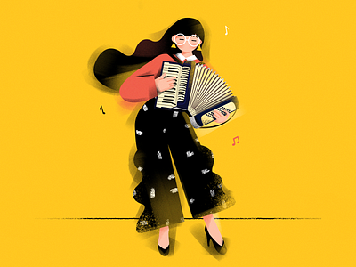 Accordion girl !