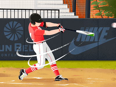 Baseball player baseball draw illustration olympic olympic games