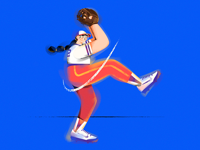 F.(Baseball girl)