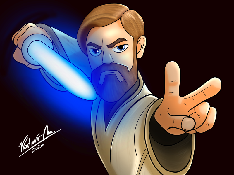 Obi Wan Kenobi by Vladimír Minda on Dribbble