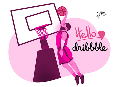 My Hello to dribbble