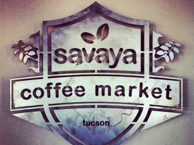 Savaya logo | cut for location coffee logo market savaya