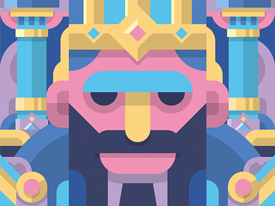 The King character human illustration king vector
