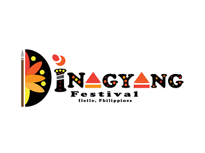 Own design of Dinagyang Festival branding design logo typography