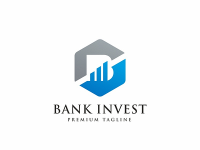 Bank Invest B Letter Logo by iRussu on Dribbble