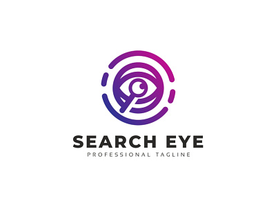 Search Eye Logo abstract business camera concept corporate creative design detective eye glass internet logo logotype look looking magnifying search searching spy style