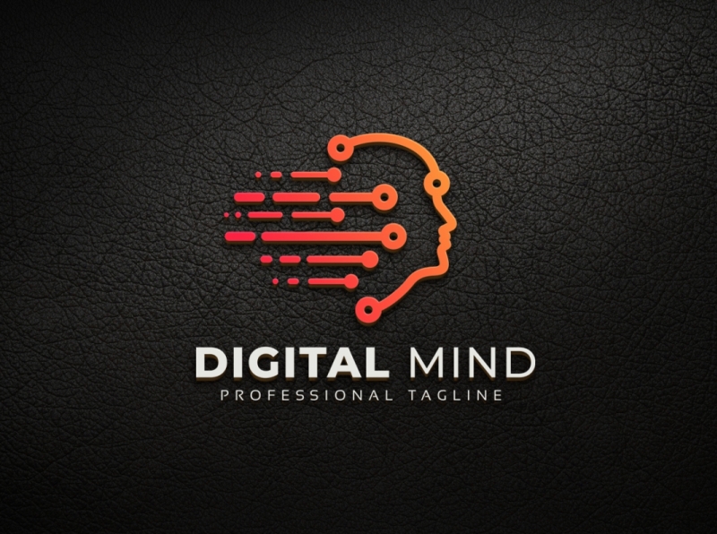 Digital Mind Logo by iRussu on Dribbble