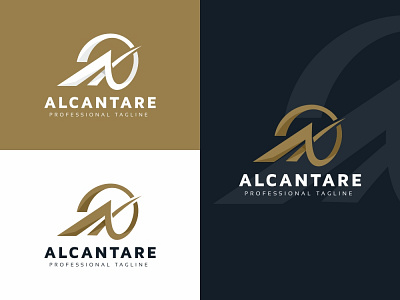 Alcantare A Letter Logo Template