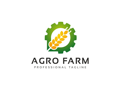 Agro Farm Logo branding color identity leaf logo logodesigner plant restaraunt smart vegan а а logo