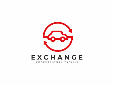 Exchange Auto Logo auction auto automobile bid branding brand business buy car company customer customizable customize exchange forum garage market modern profit rent sell