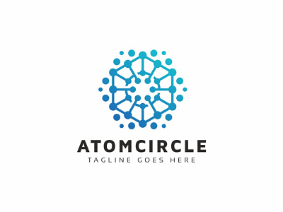Atom Circle Logo app atom atomic bio business cancer chemistry circle energy genealogy genetic genetic engineering globe green lab laboratory logo microbiology molecule nuclear